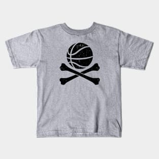 BASKETBALL JOLLY ROGER streetball Kids T-Shirt